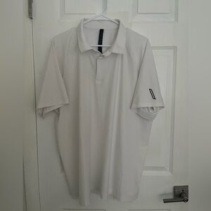 lululemon athletica white Polo Shirt